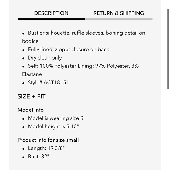 Corazon Floral Bustier Top - Picture 8 of 8